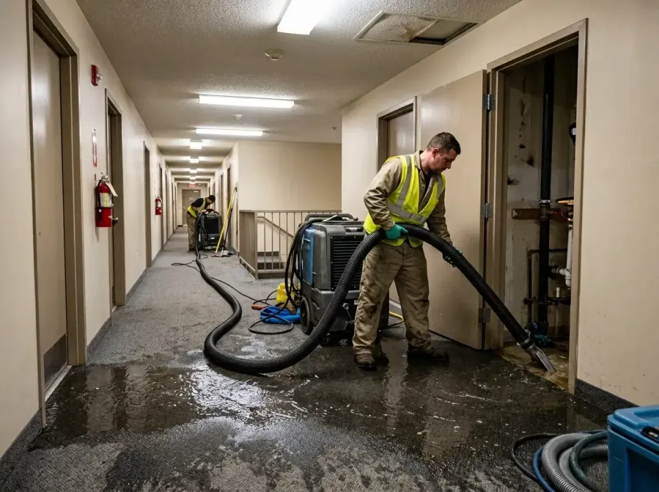 multi-unit-apartment-hallway-f-005 — frequently asked questions, Emergency Burst Pipe Water Extraction & Removal in Vacavill…